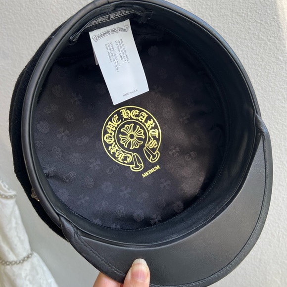 ❌SOLD❌Chrome Hearts Wool Cross Captain Beret - Picture 10 of 14